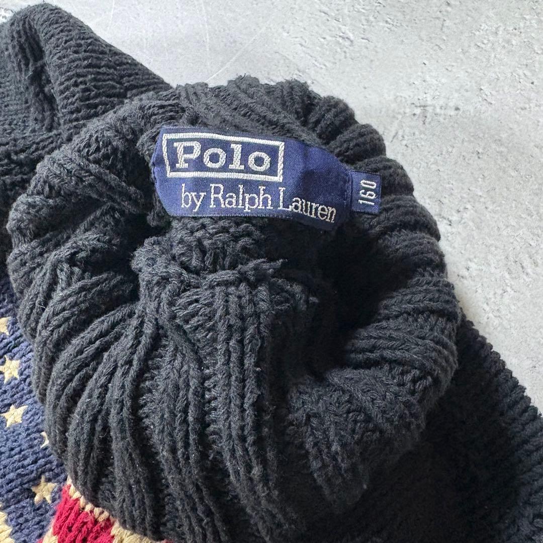 90s〜 Ralph Lauren 星条旗 Cotton Knit