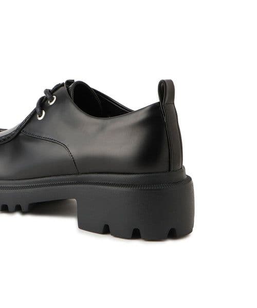 アダムエロペ レースアップシューズ チロリアンシューズ ブラック