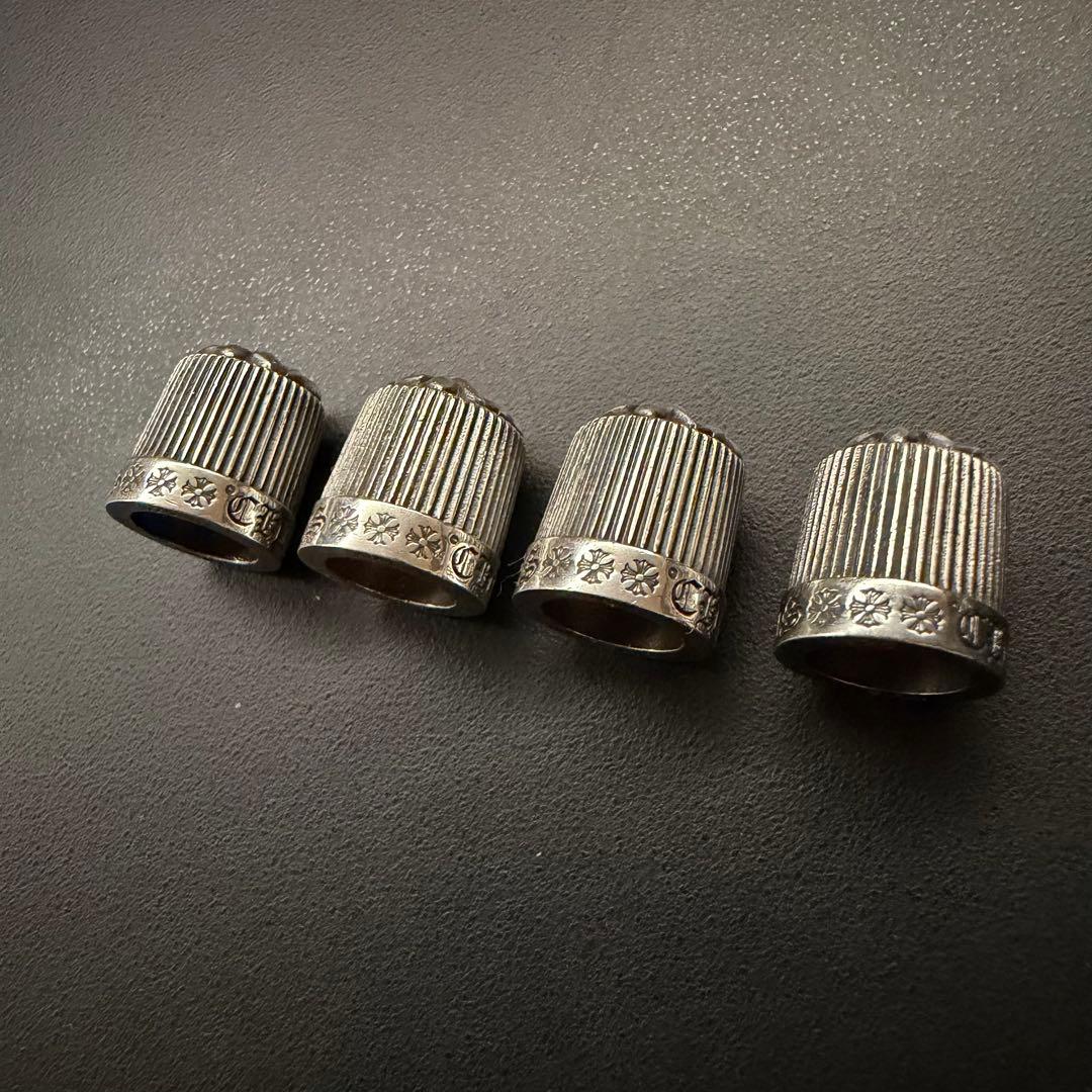 まぐろ 新品 クロムハーツ バルブキャップ クリスマス ノベルティ 4個