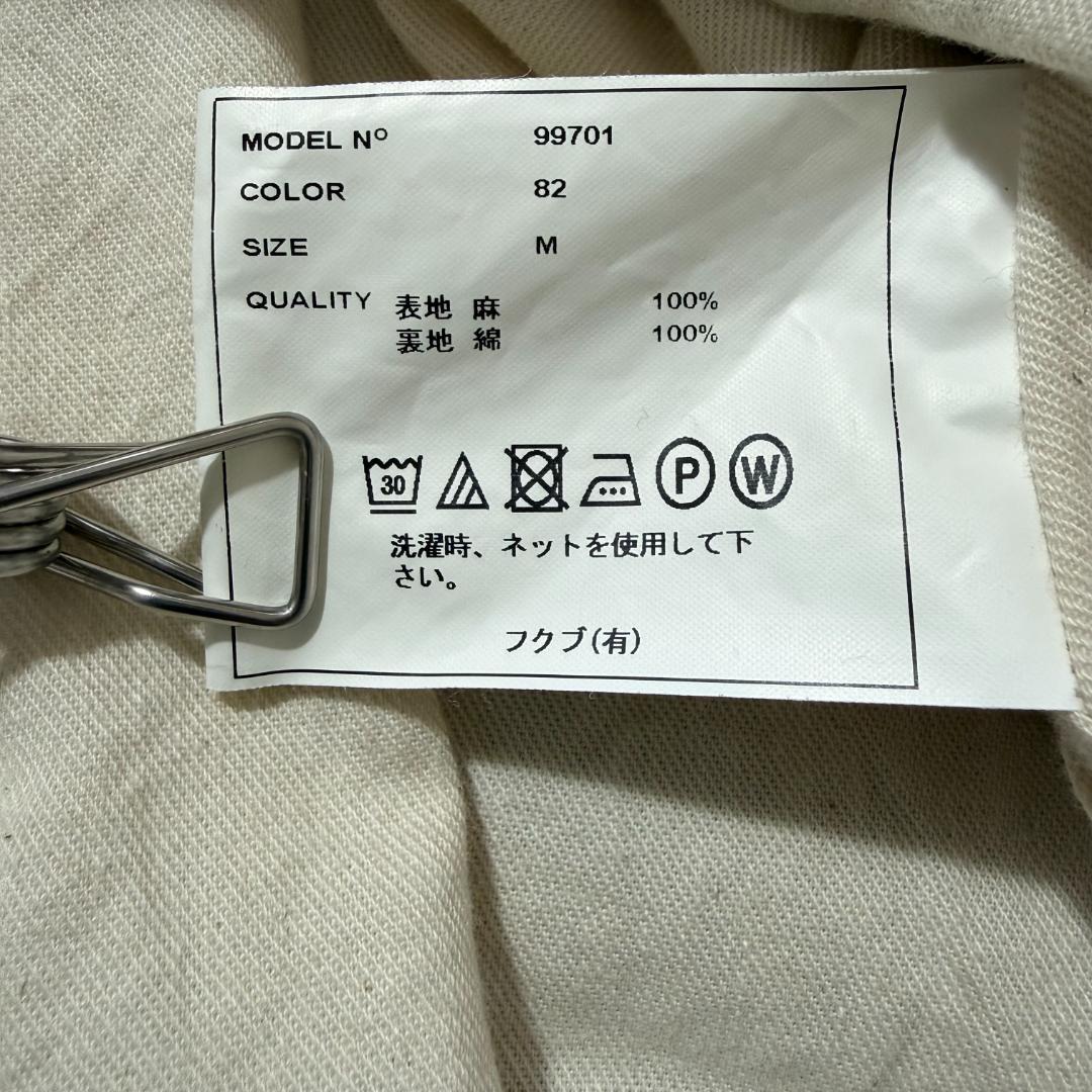 YAECA ヤエカ リネン100% チェックワンピース ロング　日本製　ゆったり