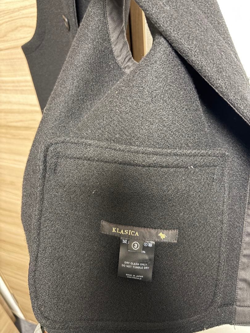 祝日限定価格】KLASICA ウールベスト ブラック 日本製 アルチザン