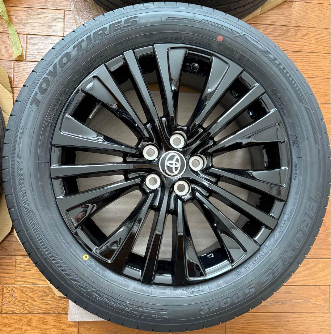 ハリアー 80 タイヤホイール 新車外し ナイトシェード 純正