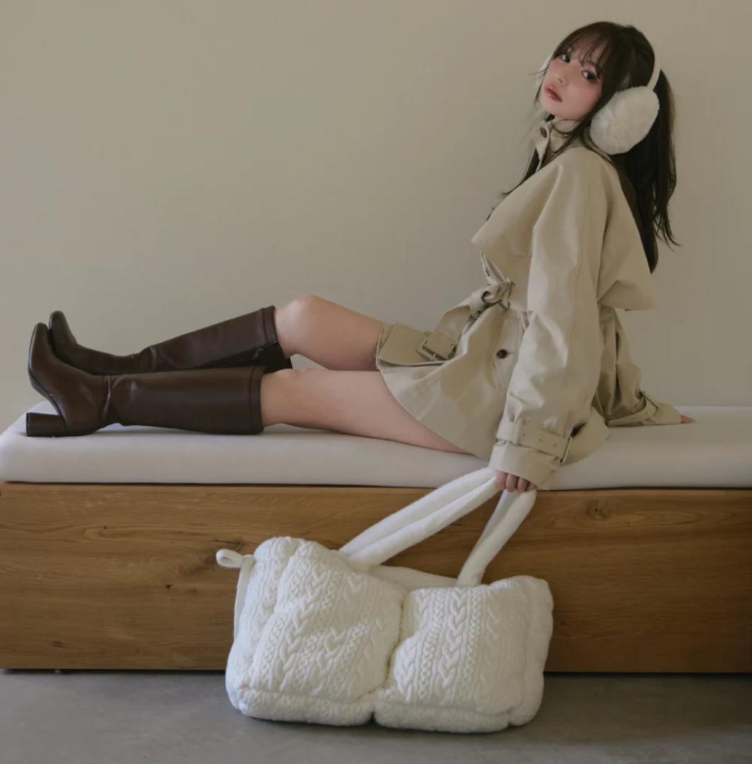 バッグ ANDMARY AM1624 Mary quilting knit bag