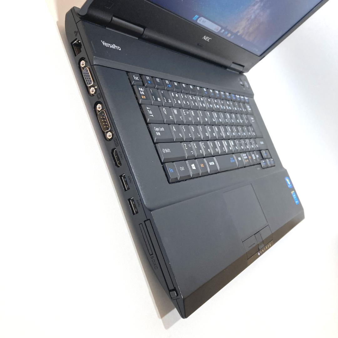 初心者✨快適i3・大画面・DVD✨黒✨すぐ使えるノートパソコン◇D480-2