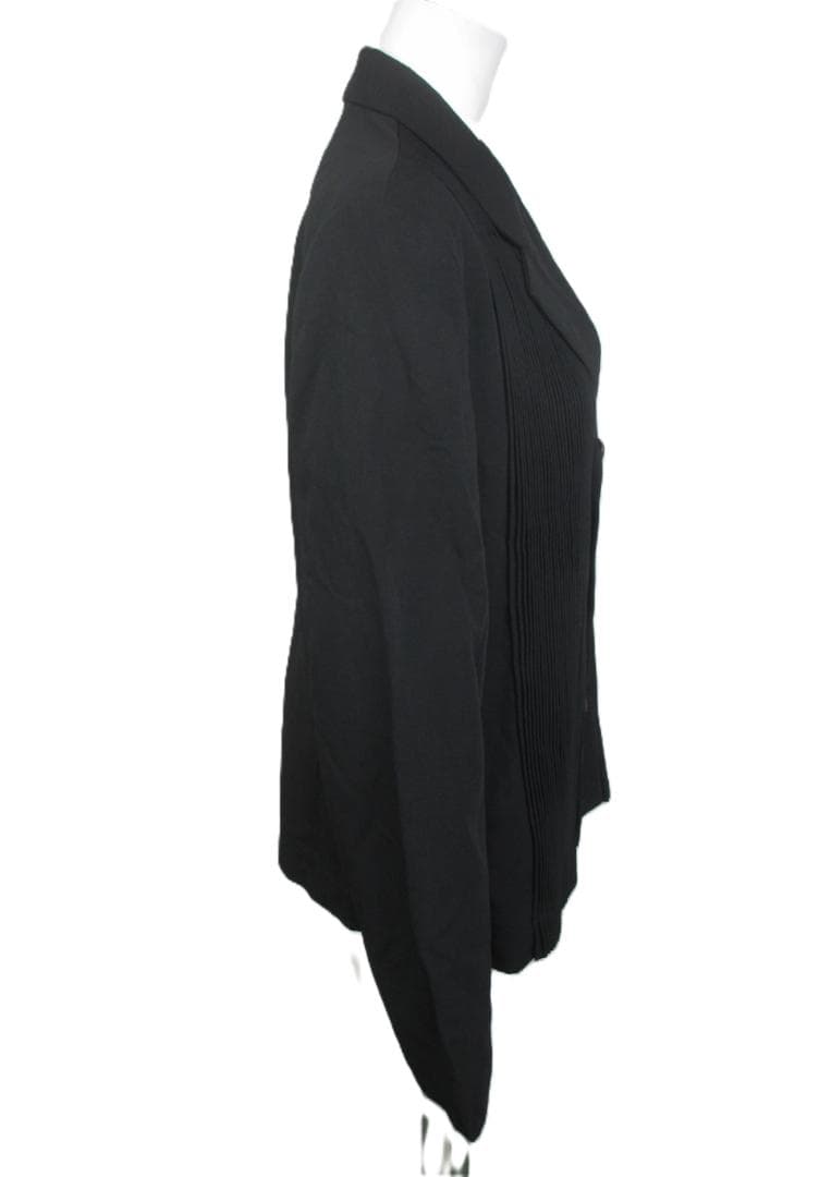 値下げ！コムデギャルソン　ブラック プリーツ ジャケット　　M　ウールナイロン