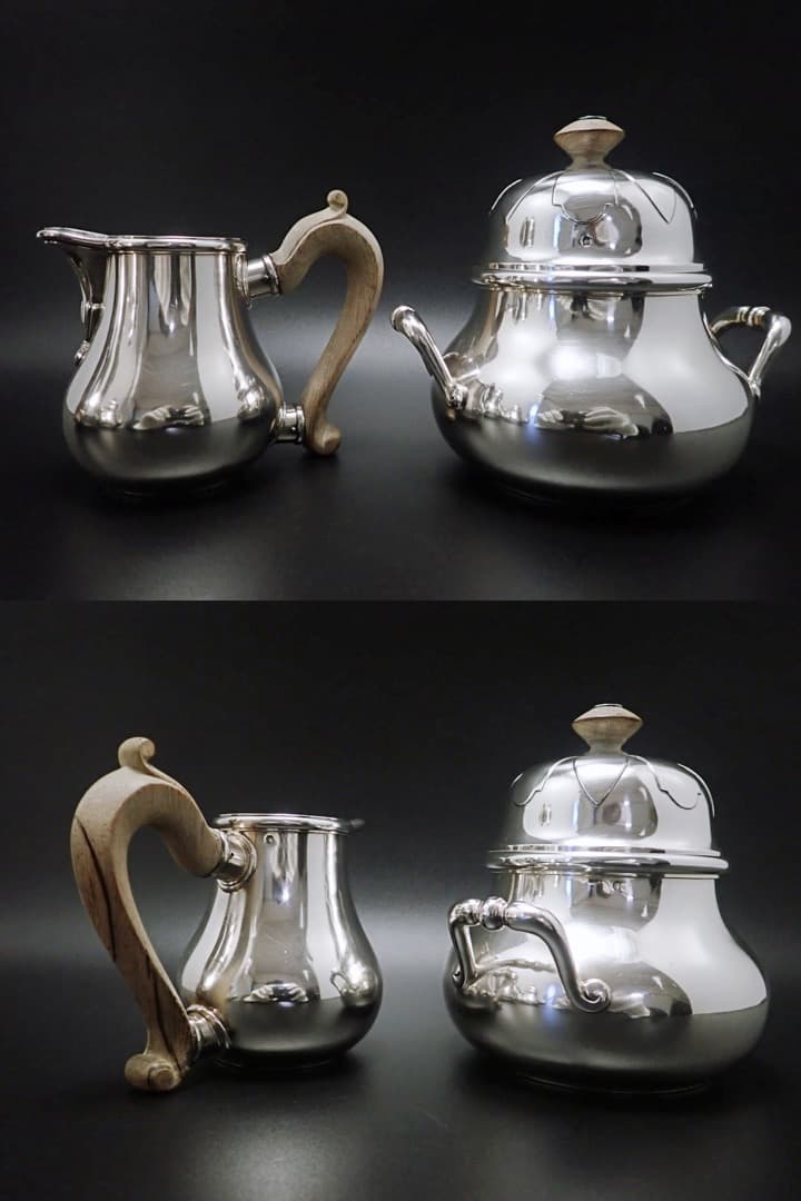 ピュイフォルカ シルバー950 ティーポット コーヒーポット アンティーク