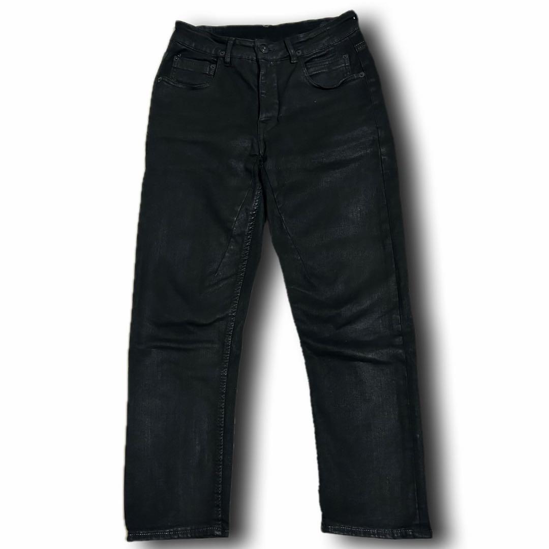 17AW Rick Owens DRKSHDW コーティングサルエルデニムパンツ