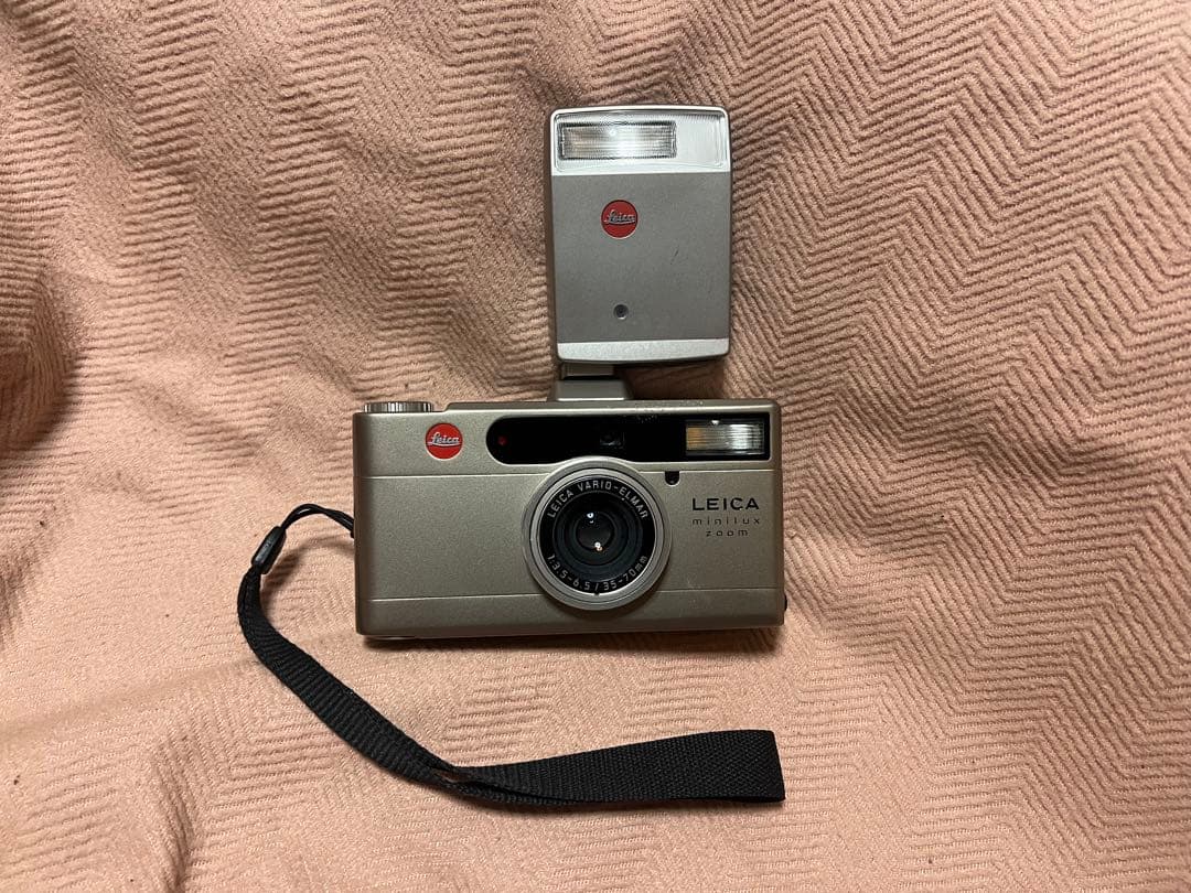 【完動品】LEICA minilux zoomフィルムカメラ　CFフラッシュ付き
