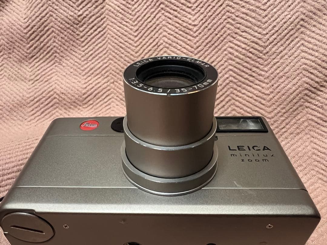 【完動品】LEICA minilux zoomフィルムカメラ　CFフラッシュ付き
