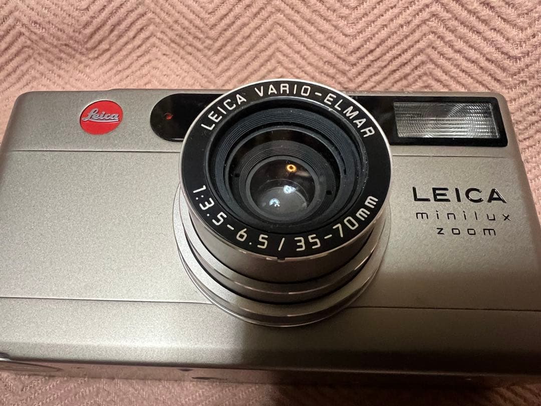 【完動品】LEICA minilux zoomフィルムカメラ　CFフラッシュ付き