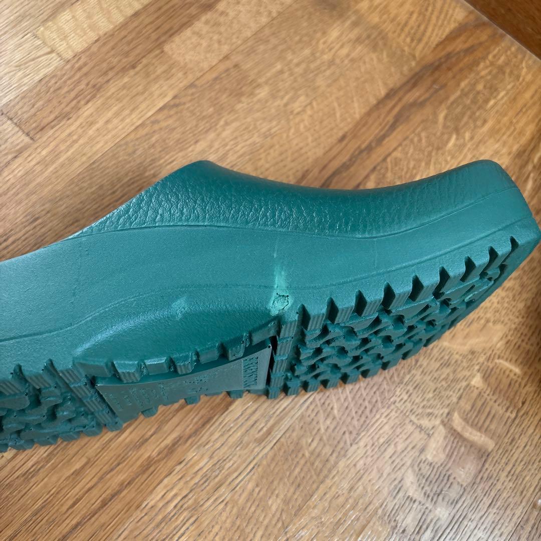 Birkenstock グリーン クロッグサンダル40サイズ