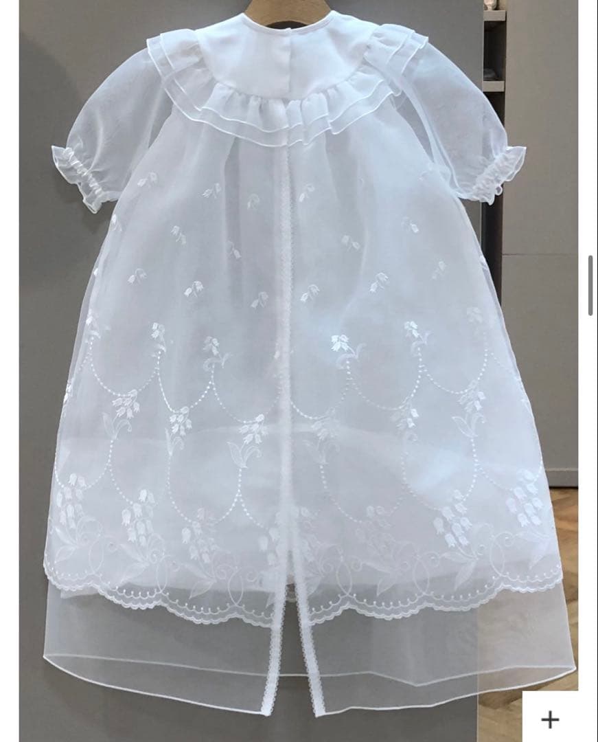 ファミリア　すずらん　ベビードレス&カバーオール＆帽子 セット│ お宮参り