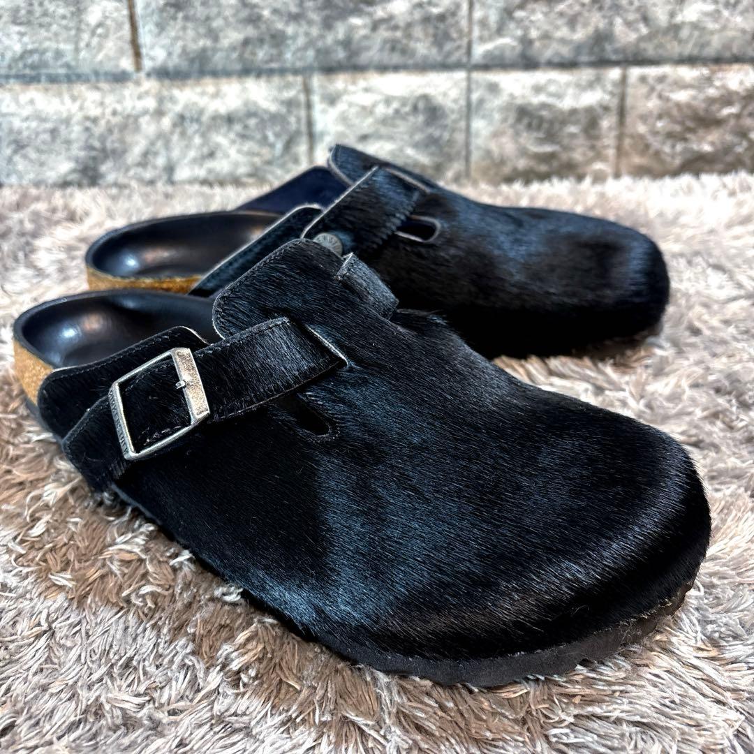 極美品❣️ レア✨ BIRKENSTOCK ビルケンシュトック ボストン ハラコ