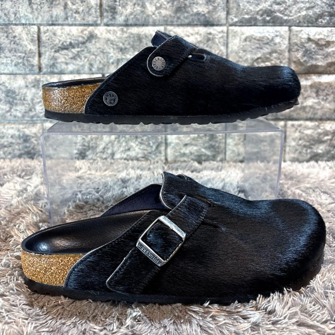 極美品❣️ レア✨ BIRKENSTOCK ビルケンシュトック ボストン ハラコ