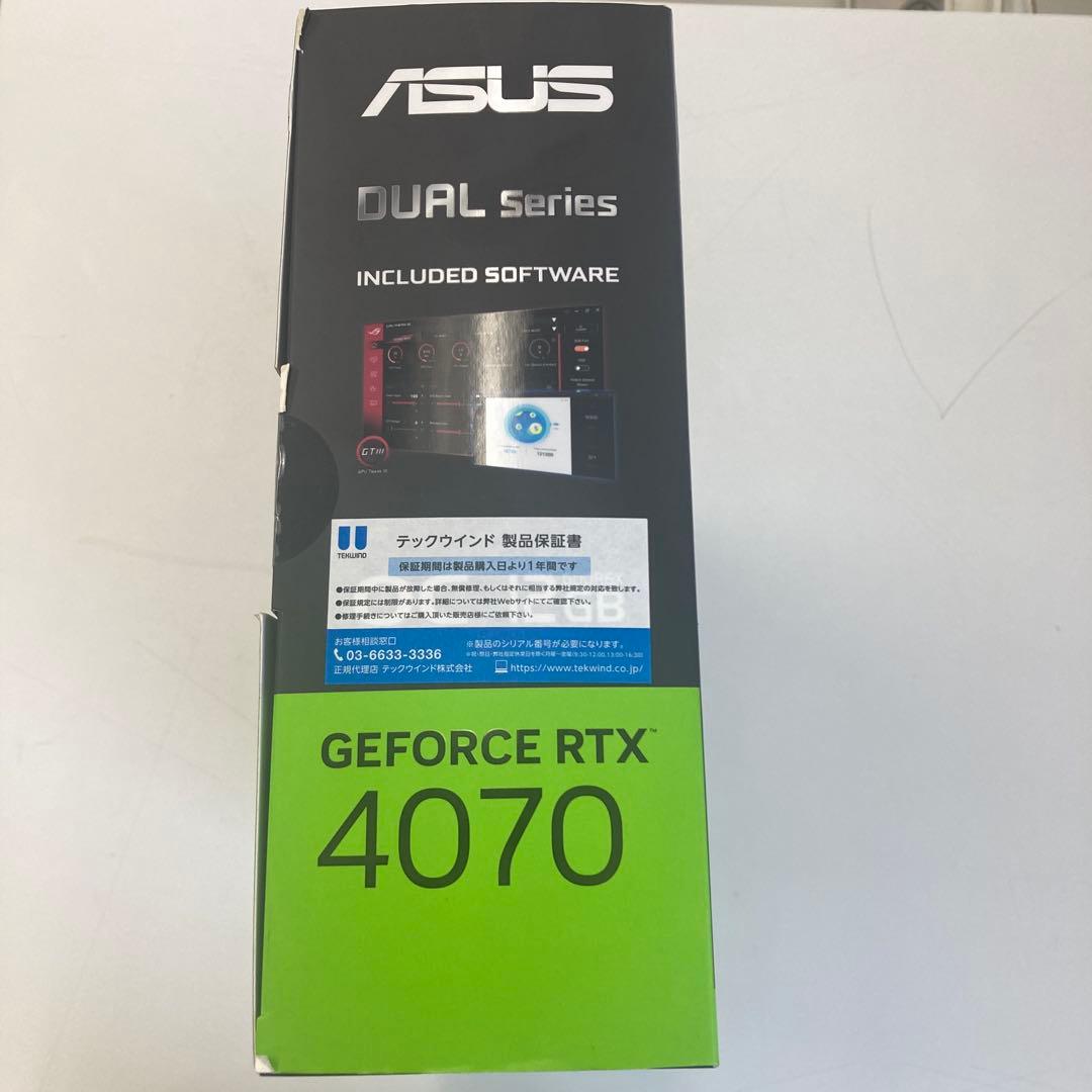 グラフィックボード・グラボ・ビデオカード ASUS GeForce RTX 4070 OC Edition 12GB