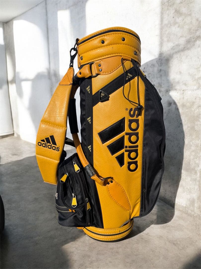 adidas キャディバッグ イエロー/ブラック