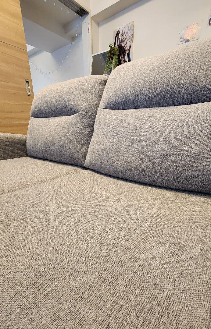 カウチソファにもなるソファベッド XL01 GY