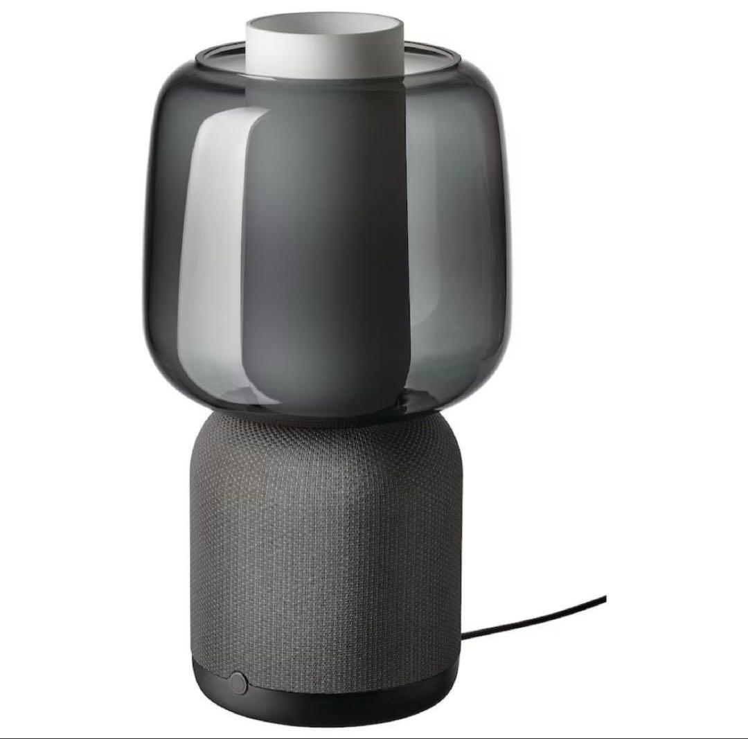 IKEA　シンフォニスク スピーカーランプ WiFi付き、ガラスシェード　セット
