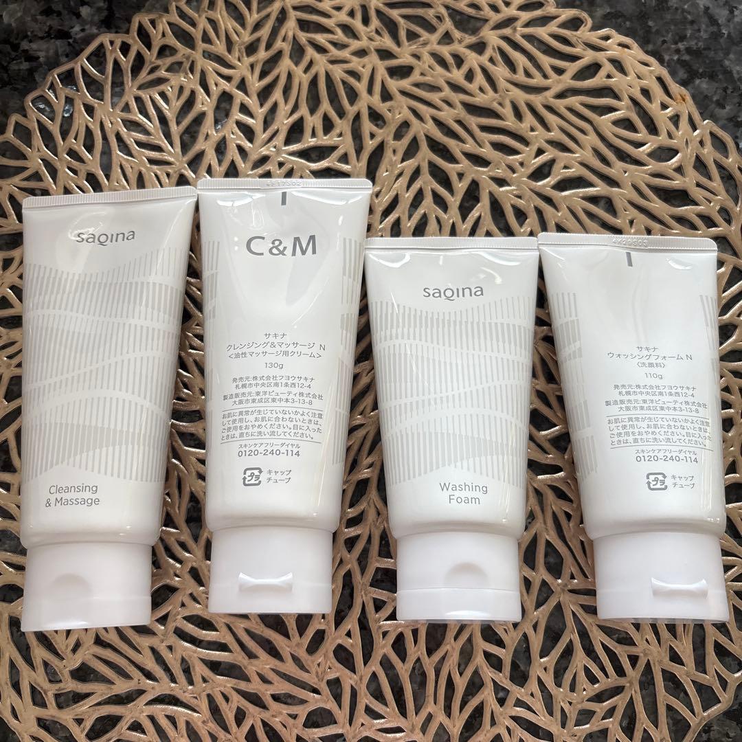 Saqina & C&M クレンジング・洗顔セット