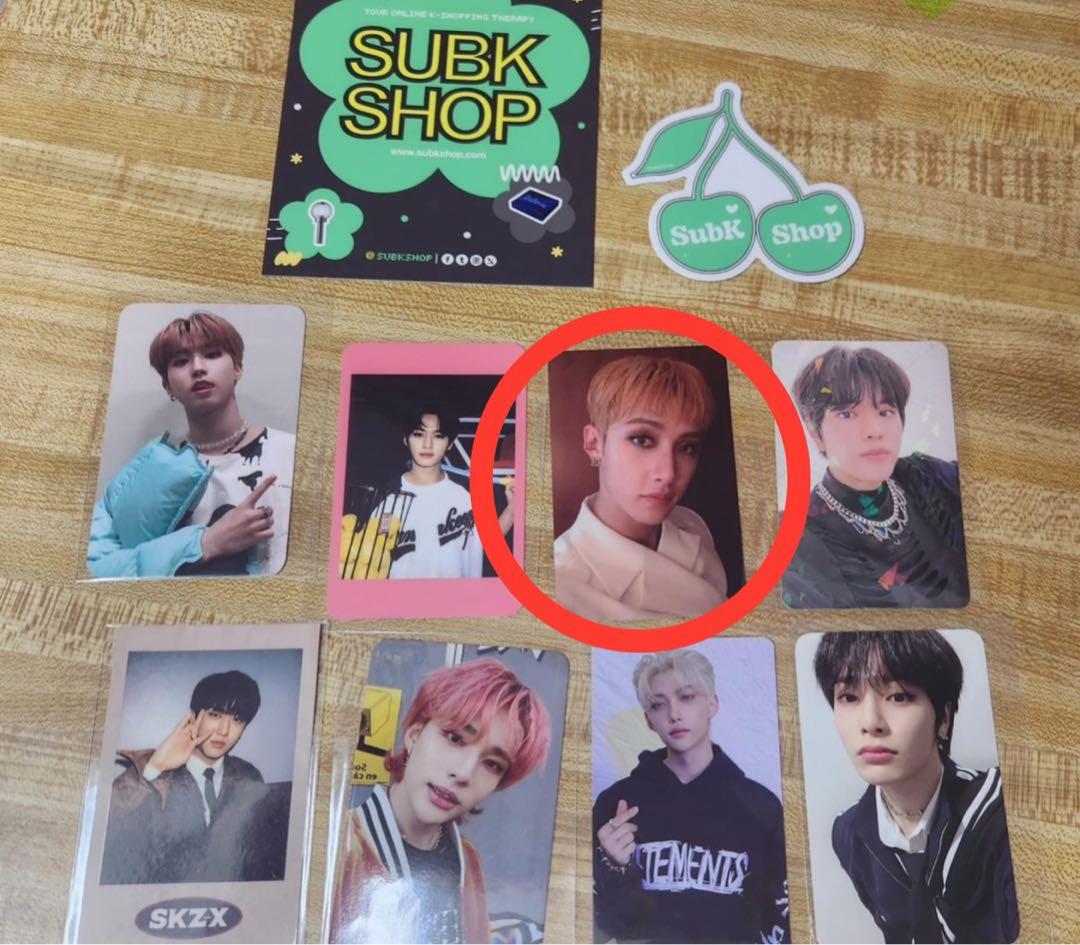 スキズ SubK バンチャン NOEASY 特典トレカ公式 straykids