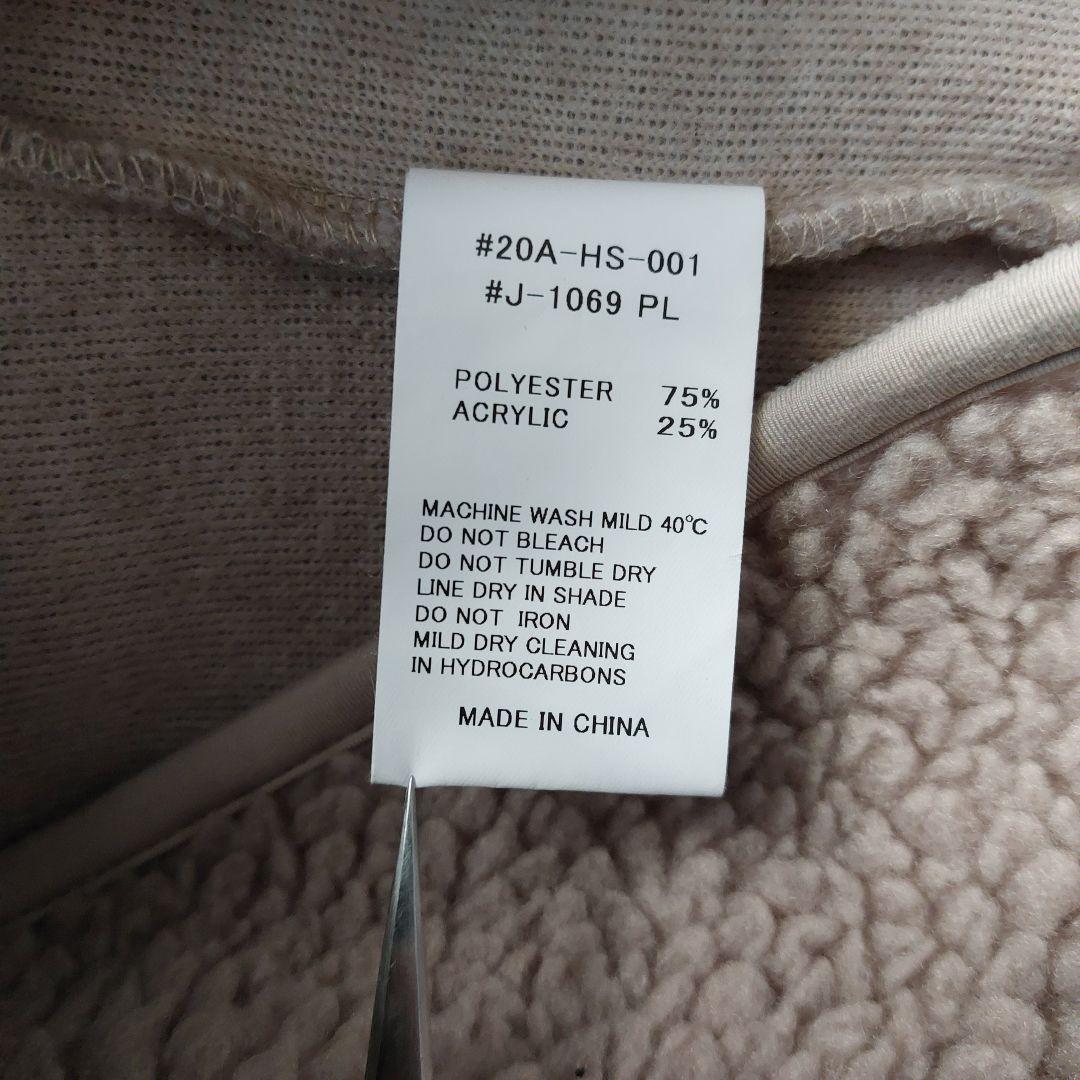 美品 ジムフレックス フーデットボアベスト 14 グレージュ