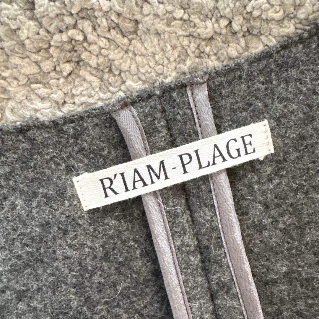 R’IAM PLAGEシルエットブラウス　グレー