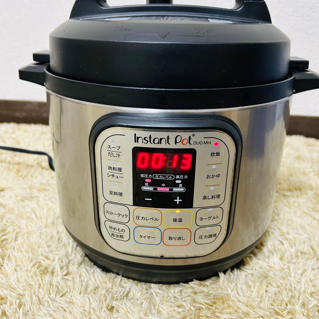 【良品】Instant Pot DUO Mini 3.0L 圧力鍋