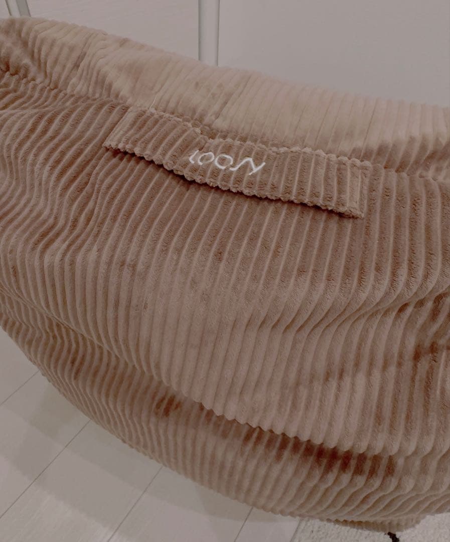 LOOSY 1人掛けビーズソファ Brown ソファ＋クッションカバー