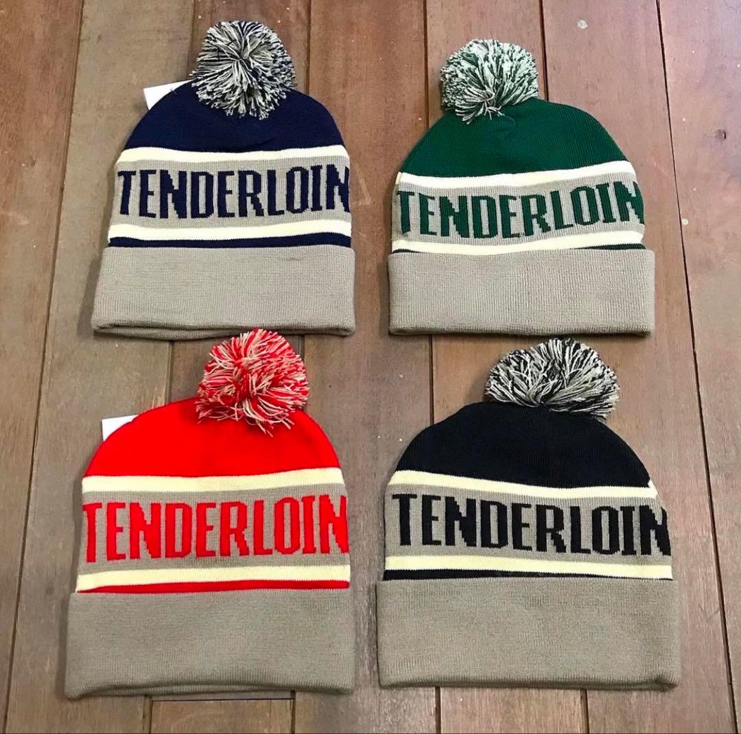 TENDERLOIN PON PON BEANIE ポンポンビーニー レッド
