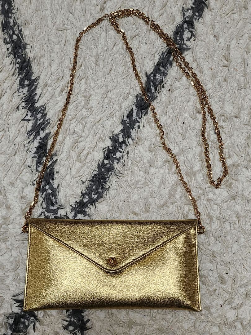 LOEWE ロエベ ゴールド クラッチバッグ