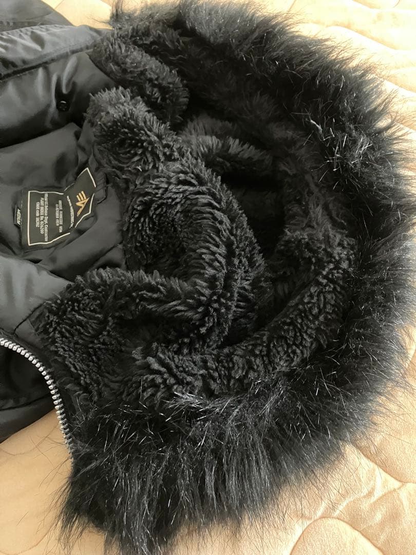 美品　ALPHA INDUSTRIES N3B ブラック M メンズ