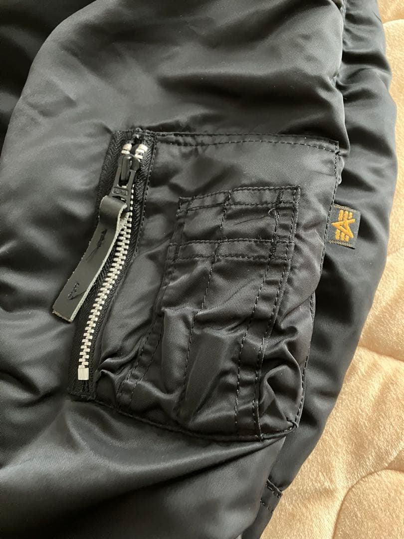 美品　ALPHA INDUSTRIES N3B ブラック M メンズ