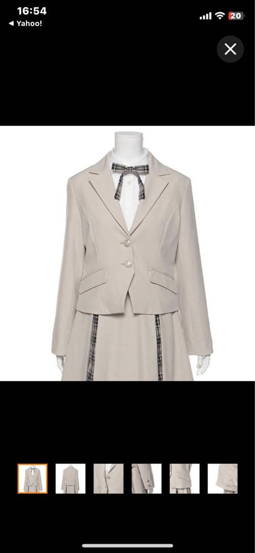 ポンポネット スーツ　160〜165