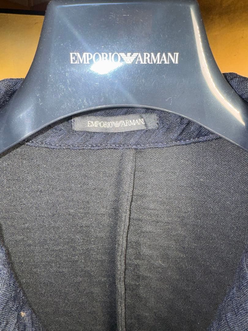【エンポリオアルマーニ】極美品定価230,000円 ストレッチジャケット52