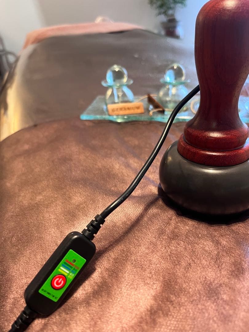 マ*ル様 ベン石温熱器　ホットストーンセラピー温石　日本でも海外でも使えるコンセ