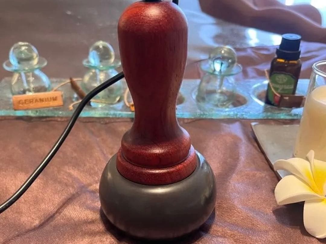 マ*ル様 ベン石温熱器　ホットストーンセラピー温石　日本でも海外でも使えるコンセ