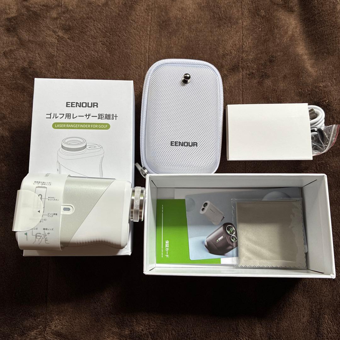 EENOUR ゴルフ用レーザー距離計 ホワイト【美品】