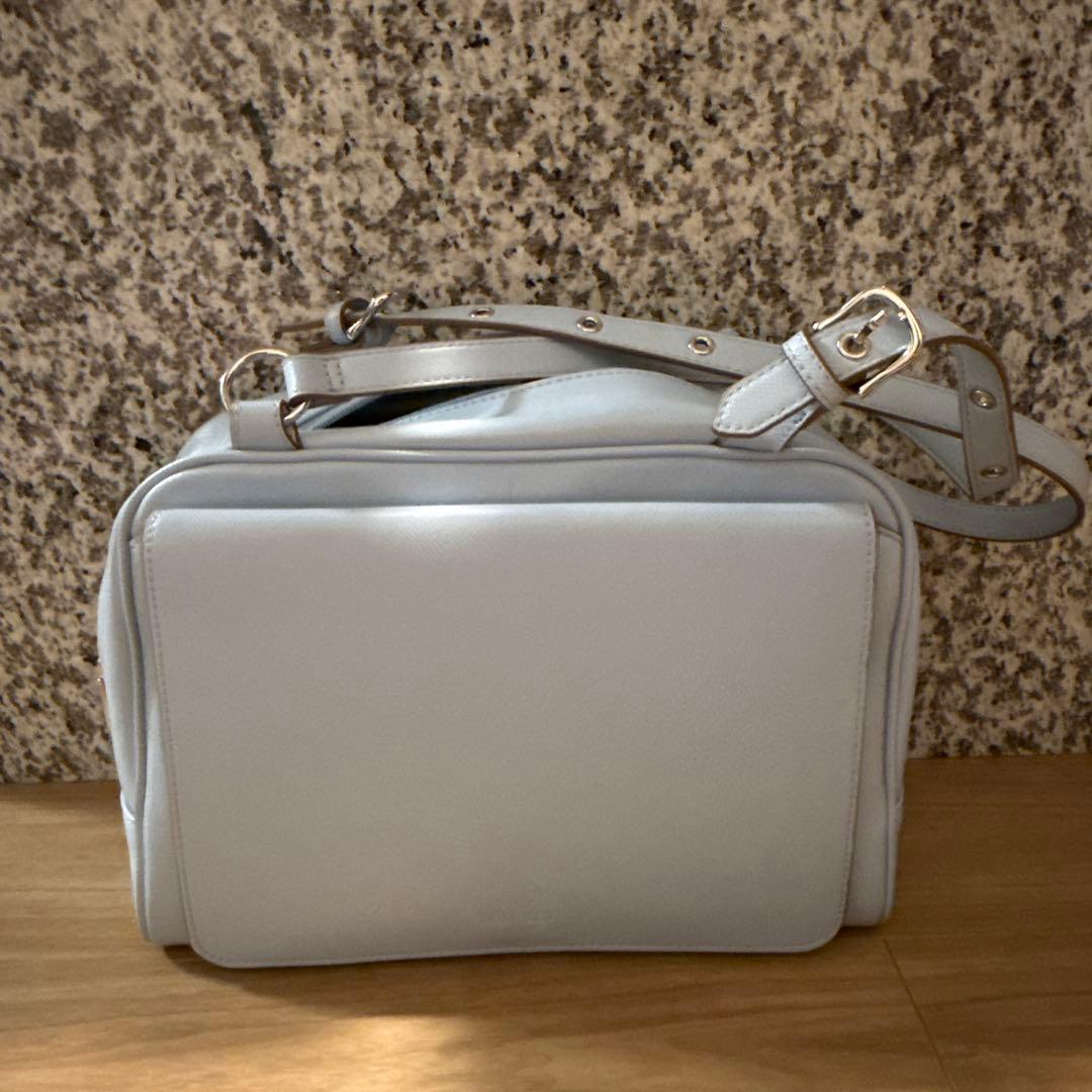 MARSLY フラップボストンバッグ (light Blue）　痛バッグ 水色