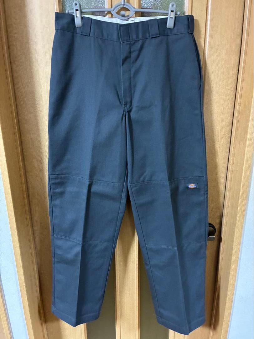 90s Dickie's ディッキーズ ダブルニー チャコールグレー usa製