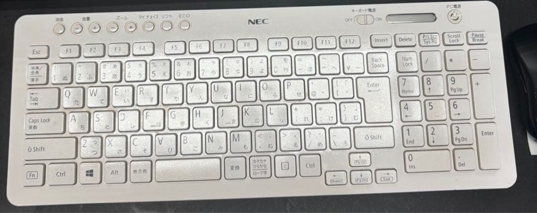 美品 NEC PC メモリ12GB・SSD250GB・Office 新品マウス付