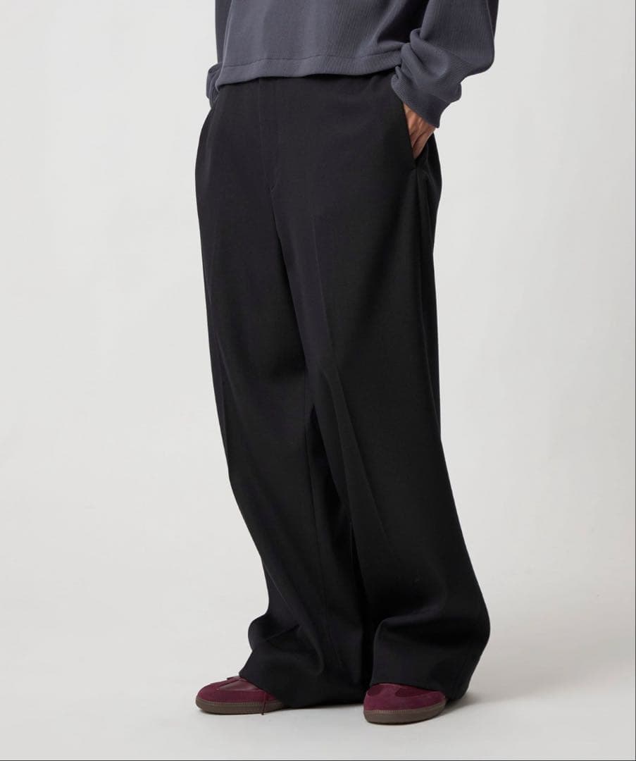 キャバリーツイル ワイドスラックス