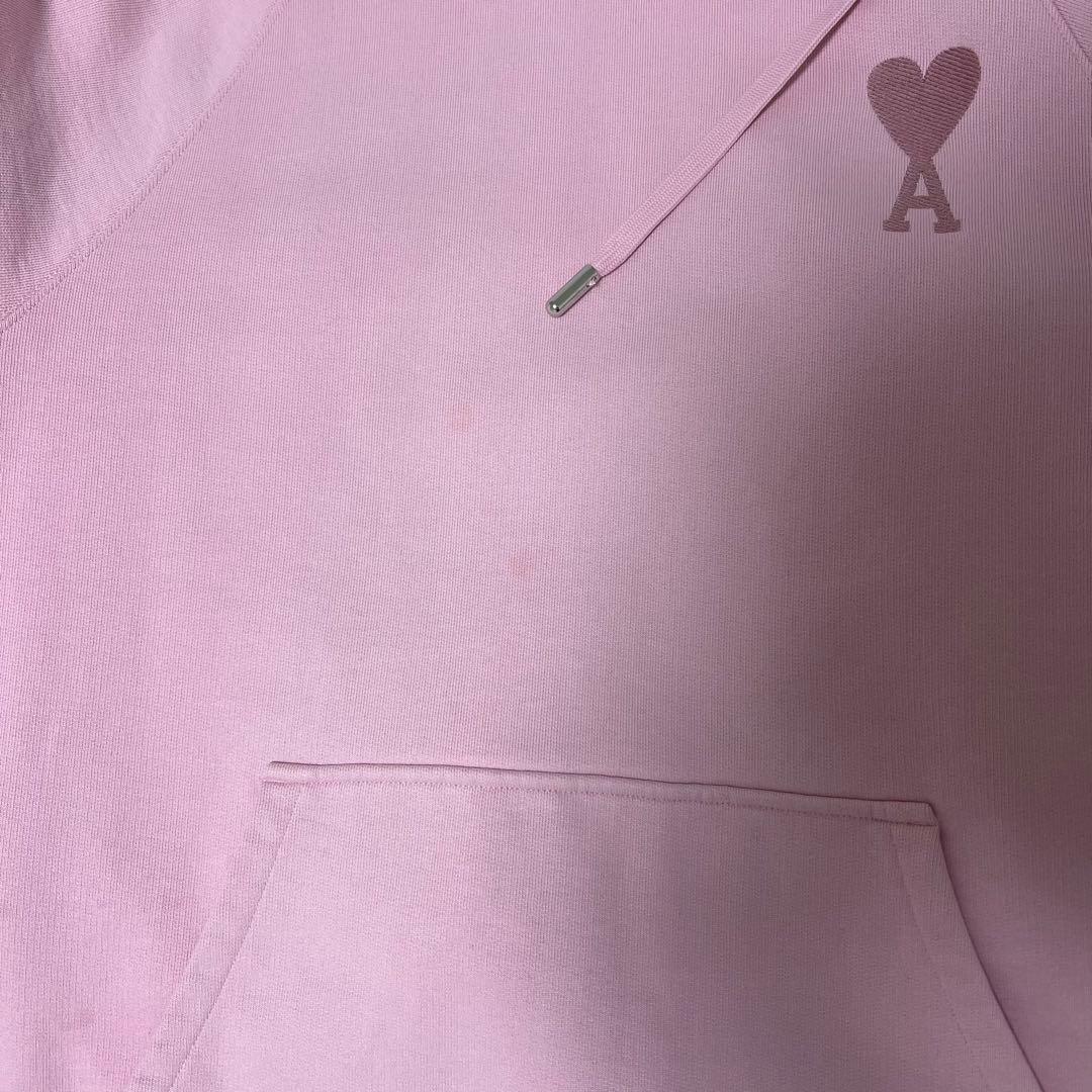 Ami Paris ピンク フード付きパーカー