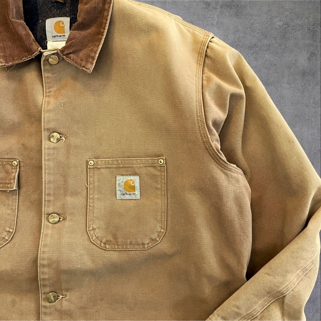 【p10】90s USA製 Carhartt ミシガンチョアコートダックアウター