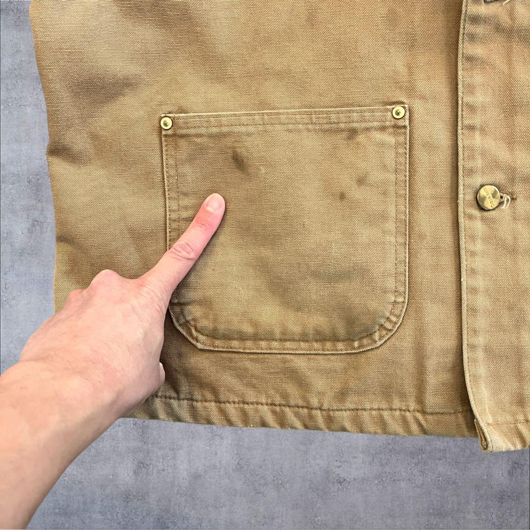 【p10】90s USA製 Carhartt ミシガンチョアコートダックアウター