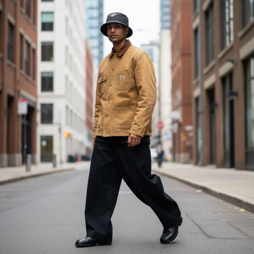 【p10】90s USA製 Carhartt ミシガンチョアコートダックアウター