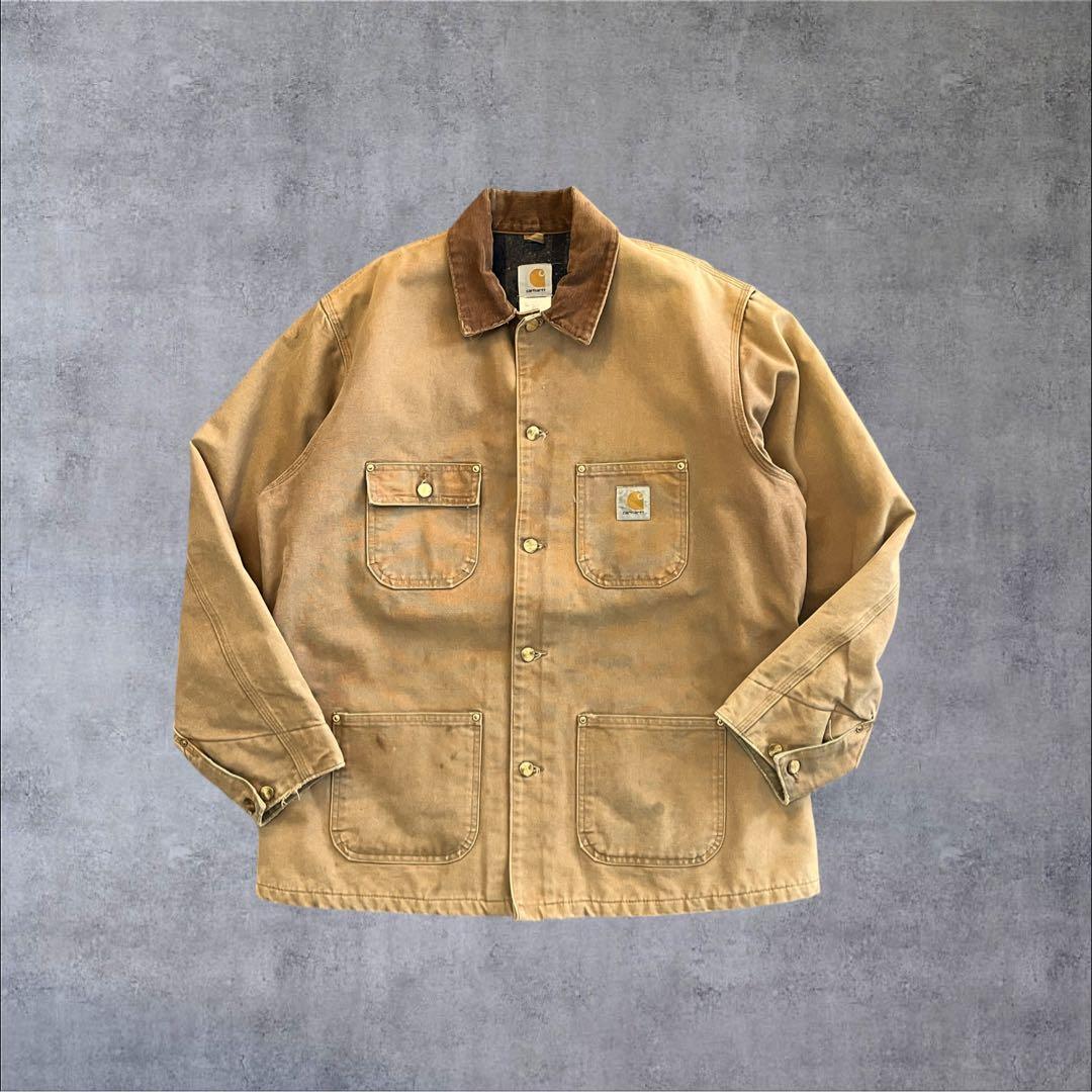 【p10】90s USA製 Carhartt ミシガンチョアコートダックアウター