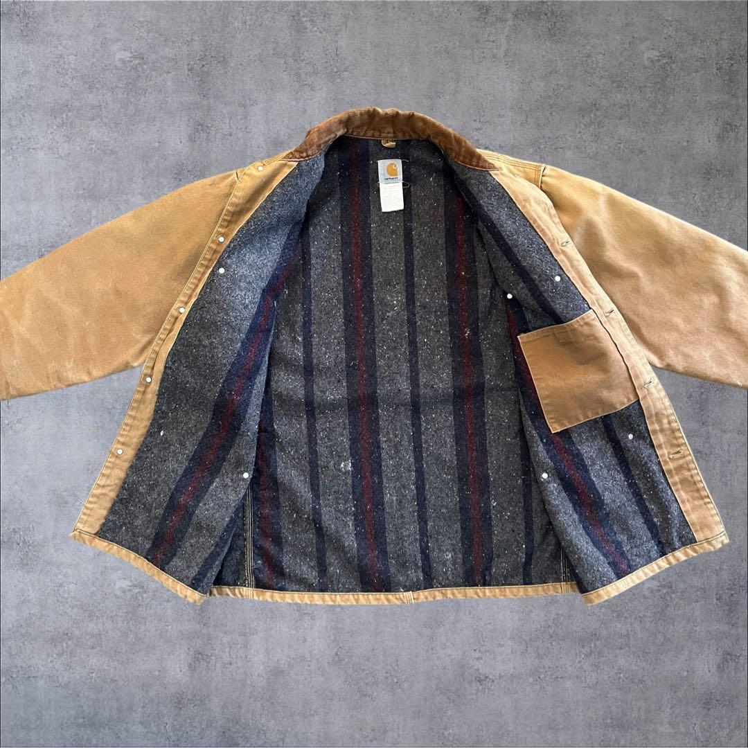 【p10】90s USA製 Carhartt ミシガンチョアコートダックアウター
