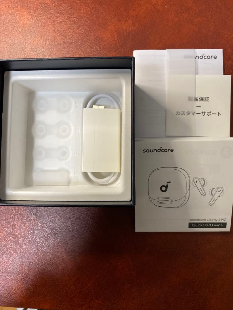 【美品】Soundcore Liberty 4 NC ワイヤレスイヤホン(白)
