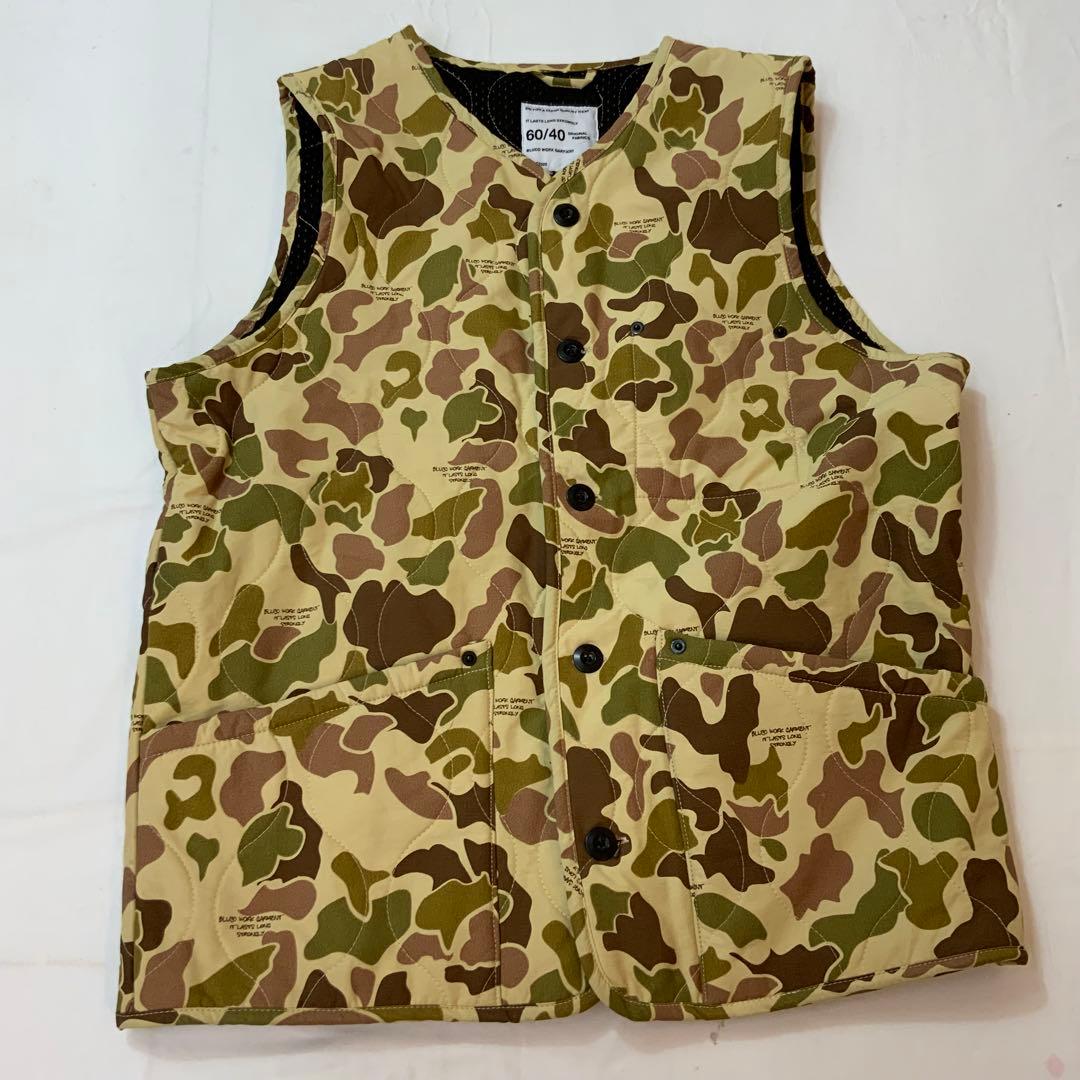 ブルコ ワークガーメント 迷彩ベスト XL