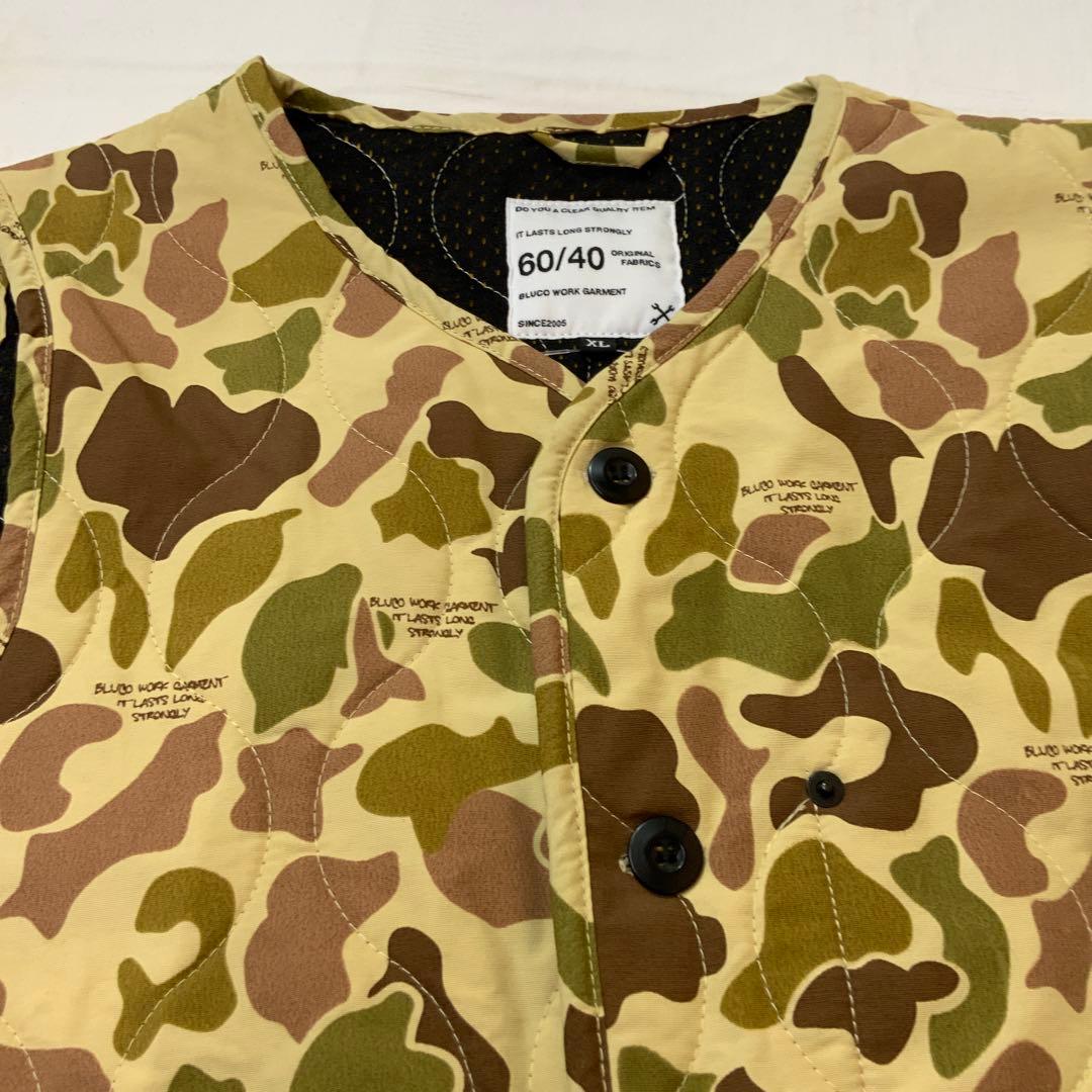 ブルコ ワークガーメント 迷彩ベスト XL